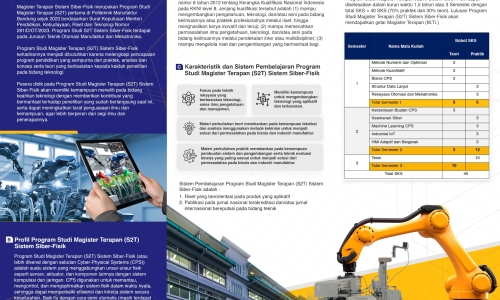 Rancangan Kurikulum S2T Sistem Siber-Fisik